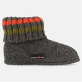 HAFLINGER Hüttenschuh Paul für Kinder, grau, - 27