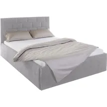 Westfalia Schlafkomfort Polsterbett 140 x 200 cm Grau