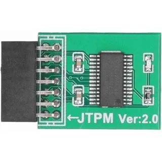 MSI TPM 2.0-Modul, Starke Verschlüsselung, 14-polige LPC-Schnittstelle, TPM-Modulplatine, Win11, Grün, für PC-Benutzer