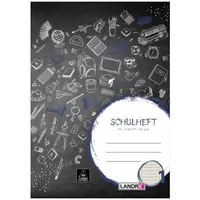 Landré Schulheft DIN A4, Lineatur 1 / liniert, 16 Blatt