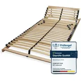 Sleepneo - 7 Zonen Lattenrost 140x200 mit verstellbarem Kopfteil - Ergonomischer Lattenrost 7 Zonen, 28 Latten, made in germany, Traglast ca. 150Kg
