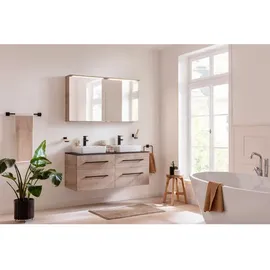 Fackelmann Oxford Waschtischplatte 120,6 cm Schwarz