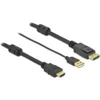 DeLock HDMI Typ A (Standard) DisplayPort 1.2 Stecker, 4K@30Hz,