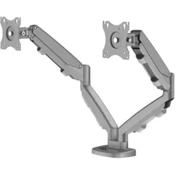 Doppel-Monitorarm Eppa(TM), silber