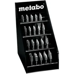 Metabo Hartmetall-Fräser-Display, 40-teilig