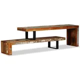 vidaXL TV-Schrank Altholz Massiv