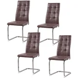 Hti-Living Schwingstuhl Ginny Vintage 4er Set