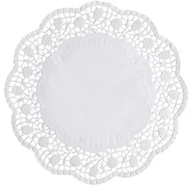 Papstar Tortenspitzen rund Ø 18 cm 100 St. Weiß