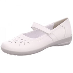 Semler Slipper Flora, Weiß, 71⁄2