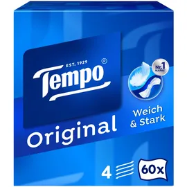 Tempo Taschentücherbox Original 4-lagig 60 Tücher