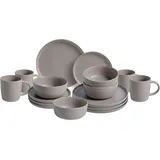 VAN WELL Grigio Kombiservice 16-tlg. taupe