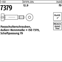 Industrial Quality Supplies ISO 7379 Pass-Schulterschraube Schaftpassung f9 M8x12