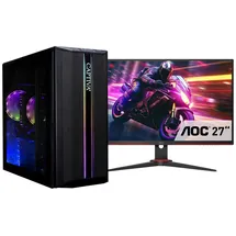 Captiva Gaming-PC Advanced Gaming R82-906 2023 68,6" TFT AMD Ryzen 7 5700X 3,4 GHz 32 GB RAM 1 TB SSD GeForce RTX 4060 Ti Windows 11 Home