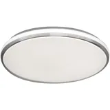 MegaLight LED Deckenleuchte Shining Alu Frame weiß