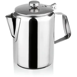 5x Kaffeekanne hochglanzpoliert 2 l, Chromnickelstahl