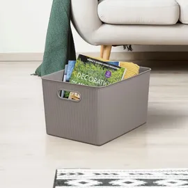 Tatay Aufbewahrungsbox 29,4 x 38,5 x 23 cm 1-tlg. Beige/Taupe
