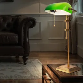 GLOBO Bankerlampe Grün