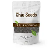 Naturacereal Chia Samen 1kg – Reich an Omega-3, Ballaststoffen & Quelle pflanzlichen Proteins, Antioxidatives Kraftpaket, Ideal für Smoothies, Puddings & mehr – Ethisch geerntet