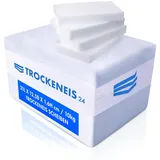 TROCKENEIS 24 - Trockeneis Scheiben (10 kg) für Gastro-Kühlung, Verpackung & Flächeinsatz- Lieferung in sicherer Thermobox inklusive - [Bestellungen bis 11Uhr Lieferung bis zum nächsten Tag 18Uhr]