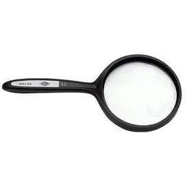 Wedo Lupe schwarz 2-fach und 4-fach, Ø 6,3 cm