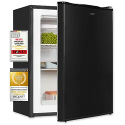 Exquisit Mini Gefrierschrank GB60-150E schwarz | 42 l Nutzinhalt | Klein und kompakt | Türanschlag wechselbar | Gefrieren