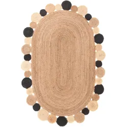 Morgenland Sisalteppich - Boldo - natur - 180 x 120 cm - oval