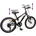 Kids Mountain Bike 20 RH 0 cm Schwarz