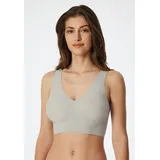 SCHIESSER Bustier Invisible Soft Padded in grau-jaspe | Gr.: 36