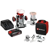 Einhell Akku-Oberfräse TP-RO 18 Set 2,5Ah Power-X-Change Akku Ladegerät
