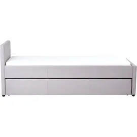 Beliani Marmande 90 x 200 cm Hellgrau