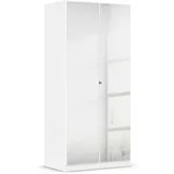 Rauch Reflect, mit Spiegelfront, inkl. praktischer Inneneinteilung weiß