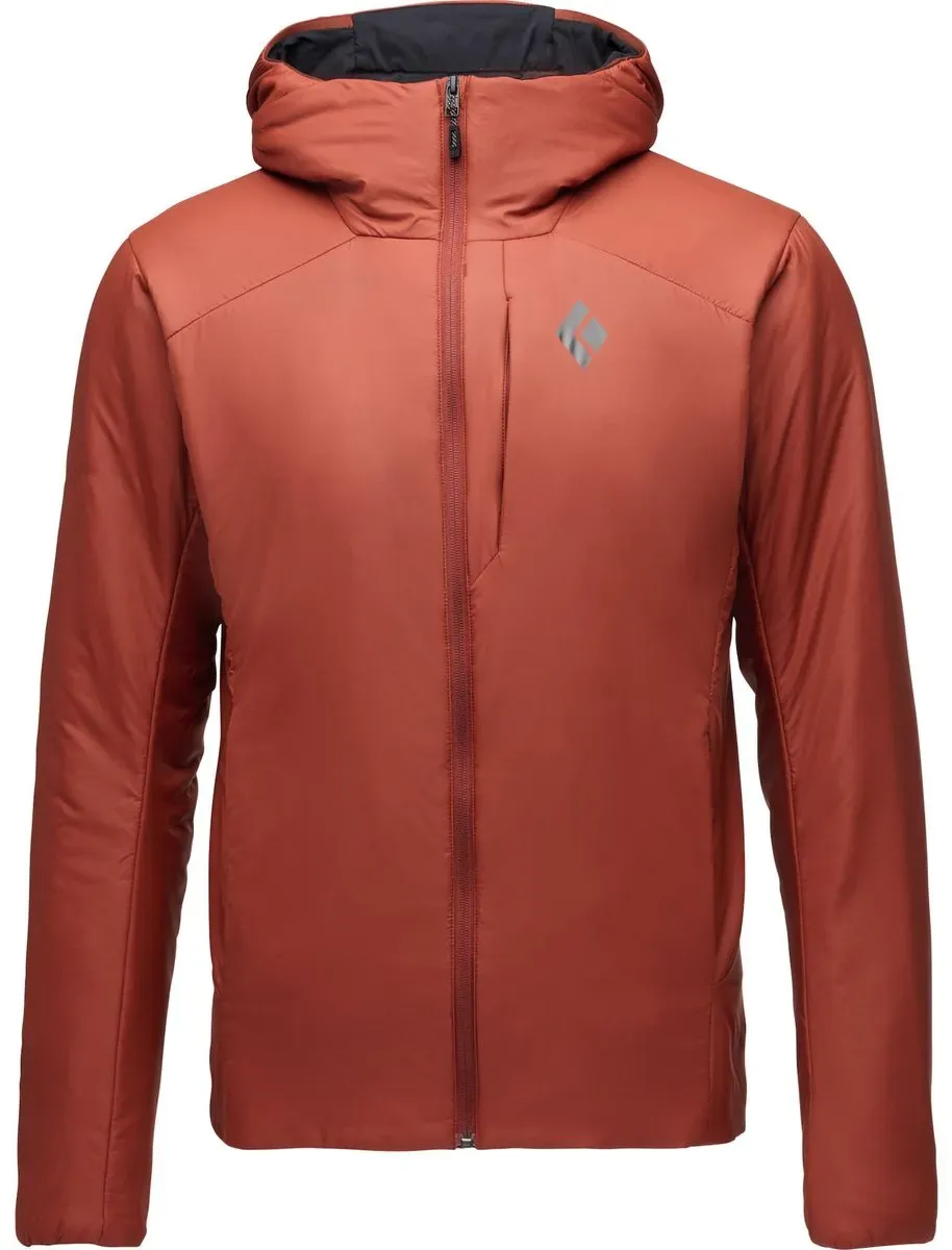 Black Diamond M First Light Hybrid Hoody iron red (6053) LRG