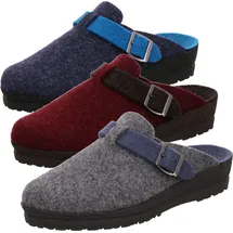 ROHDE Damen Pantoffeln Hausschuhe Filz Neustadt-D 2284, Größe:37 EU, Farbe:Blau - Blau - 37