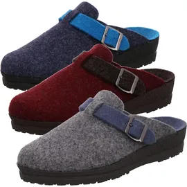 ROHDE Damen Pantoffeln Hausschuhe Filz Neustadt-D 2284, Größe:37 EU, Farbe:Blau - Blau - 37