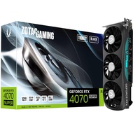 Zotac Gaming GeForce RTX 4070 SUPER Trinity Black Edition, 12GB GDDR6X, HDMI, 3x DP (ZT-D40720D-10P)