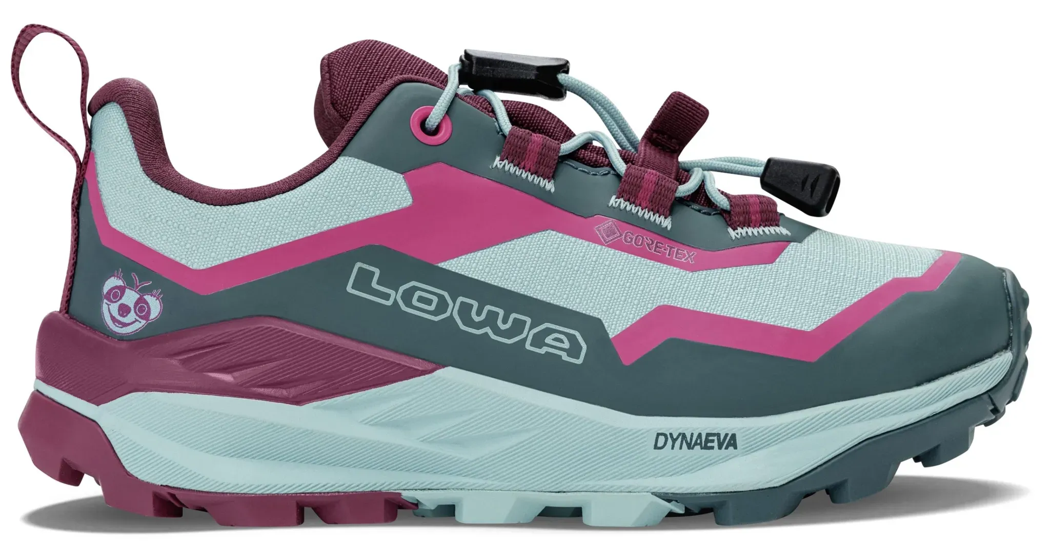 Lowa Kinder Fauli GTX Lo Halbschuh - 30 - petrol/pink