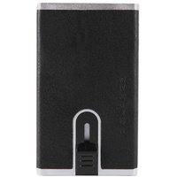 Piquadro Black Square Kreditkartenetui RFID Leder 6 cm