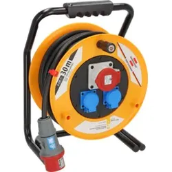 Brobusta CEE 1 IP44 Industrie/Baustellen-Kabeltrommel 30m H07RN-F 5G2,5