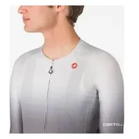 Castelli Herren UPF Longsleeve Trikot (Größe S, grau)