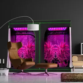 Relaxdays Growzelt Indoor 40 x 40 x 160 cm