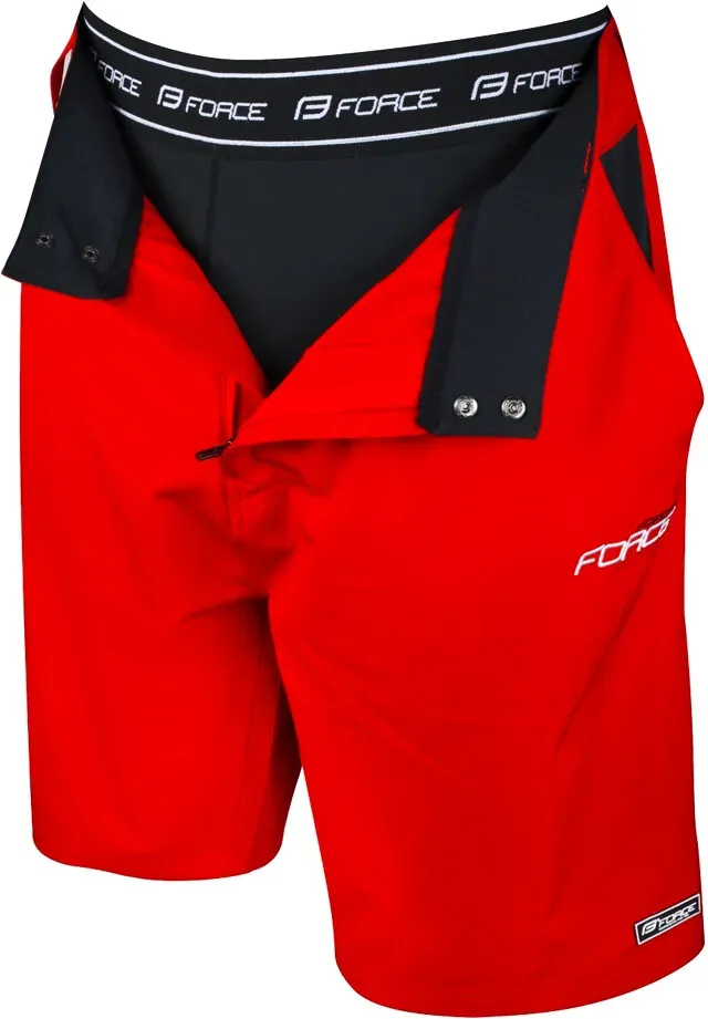 Radshorts für Herren Force  Blade MTB red S - Rot