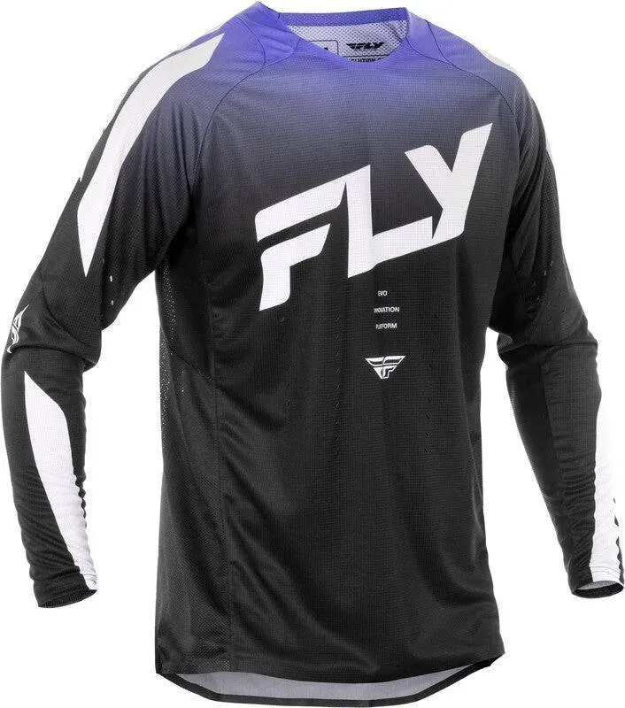 Fly Racing Evolution DST Jersey Schwarz,Weiß,Lila - S
