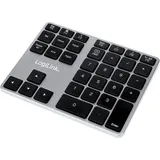 Logilink Keypad - Aluminium, Space Grey, Bluetooth (ID0187)