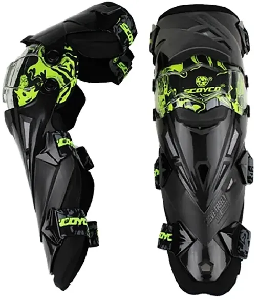 Motorrad-Knieschützer, grün SCOYCO 892065