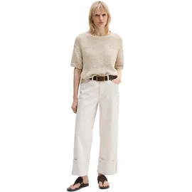 Marc O'Polo Kurzarm Pullover Loose Beige S