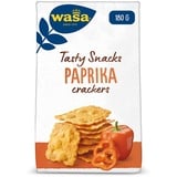 Wasa Delicate Cracker Paprika – Knusperleichte Cracker mit Paprika – 5er Pack (5 x 150g)