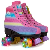 Apollo Rollschuhe Kinder " Classic Roller Retro " in Dancing Queen LED | Gr.: 39-42