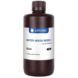 Anycubic - Water Washable Resin + - 1kg, Farbe: Schwarz