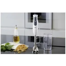 Braun MultiQuick 3 MQ 3137 Stabmixer weiß/anthrazit