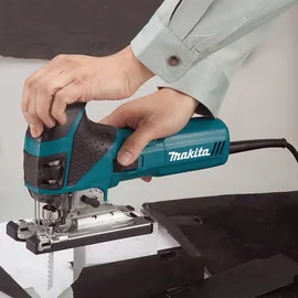 Makita 4351FCTJB ohne Akku + Transportkoffer + Sägeblatt + Parallelanschlag